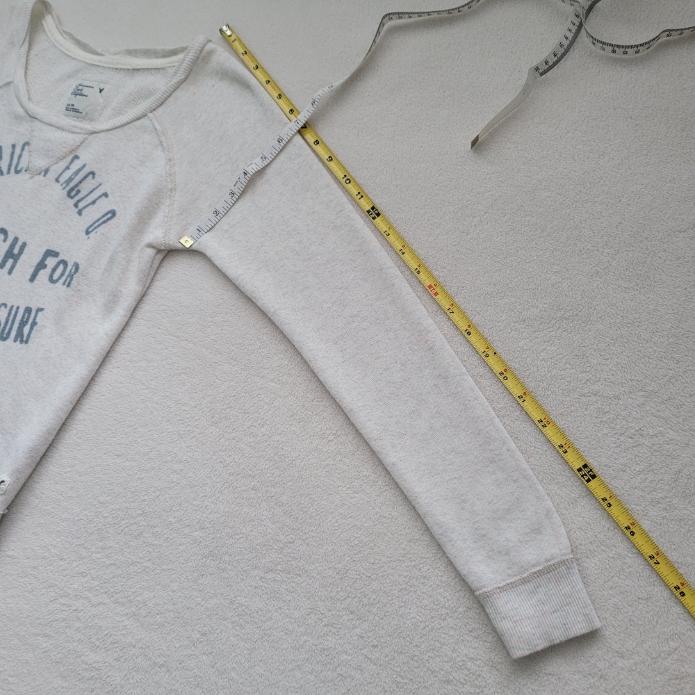 2011 AEO | Sea Sun Surf Sweatshirt EUC Ladies XS Pullover - Picture 7 of 15